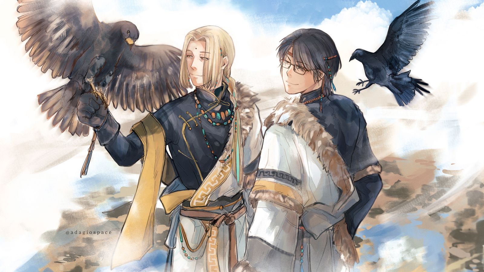 Fanarts. Mostly for that one pair in Saiyuki tho